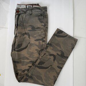 Camo Mens Five Four Tapered Straight Pants Size 34